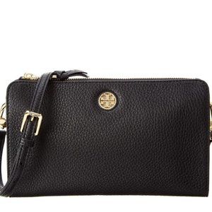 Tory Burch Brody Pebbled Wallet Crossbody Bag